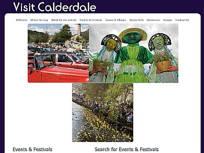 Visit Calderdale web page